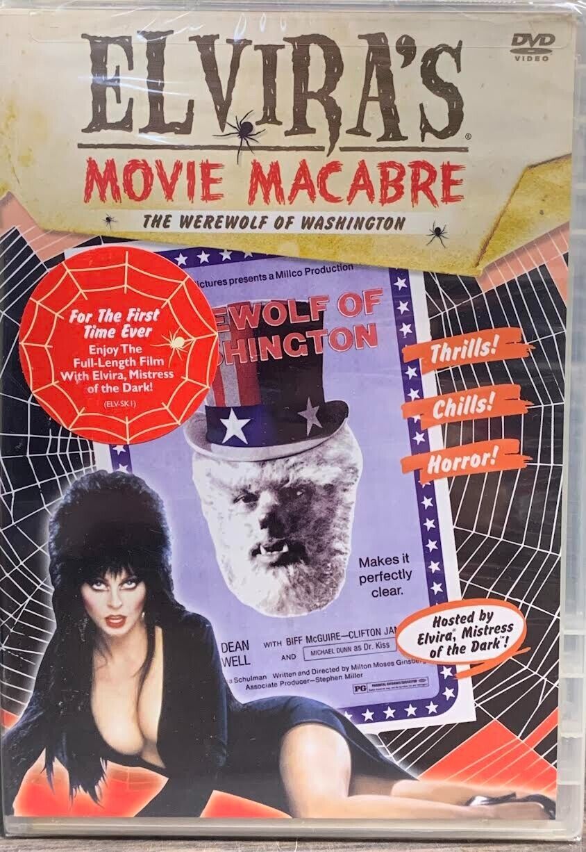 Elvira's Movie Macabre: Werewolf of Washington DVD