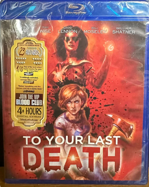To Your Last Death Blu-ray DAMAGED