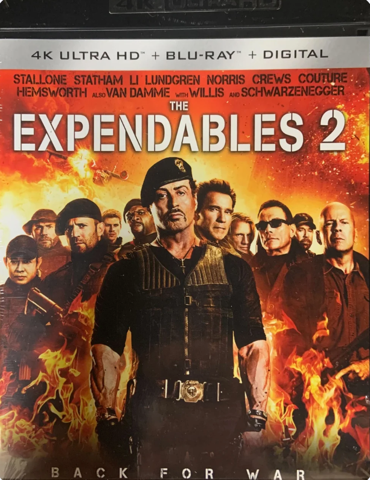 The Expendables 2 4K Ultra HD DAMAGED