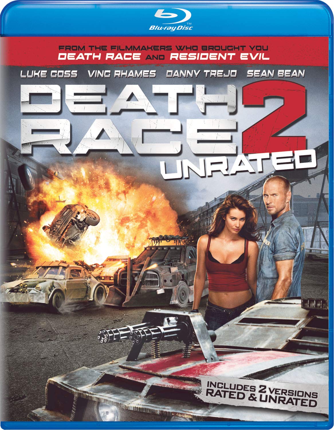 Death Race 2 (Unrated) Blu-ray DAMAGED
