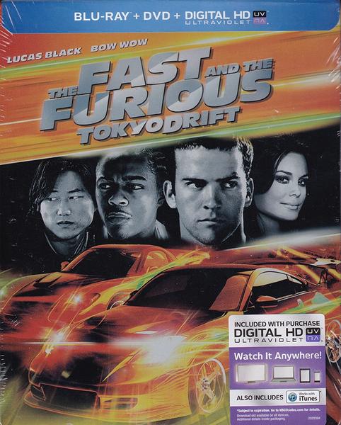The Fast and the Furious: Tokyo Drift Blu-ray + DVD + Digital HD Steelbook DAMAGED