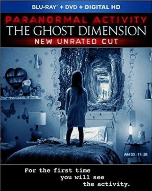 Paranormal Activity 5: Ghost Dimension Blu-ray DAMAGED