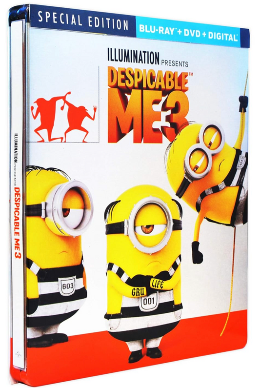 Despicable Me 3 (Blu-ray + DVD) Steelbook DAMAGED