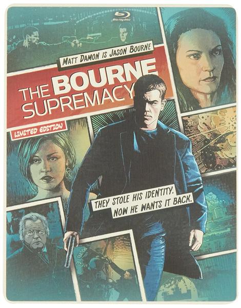 The Bourne Supremacy Blu-ray + DVD Steelbook (DENTED-MINOR)