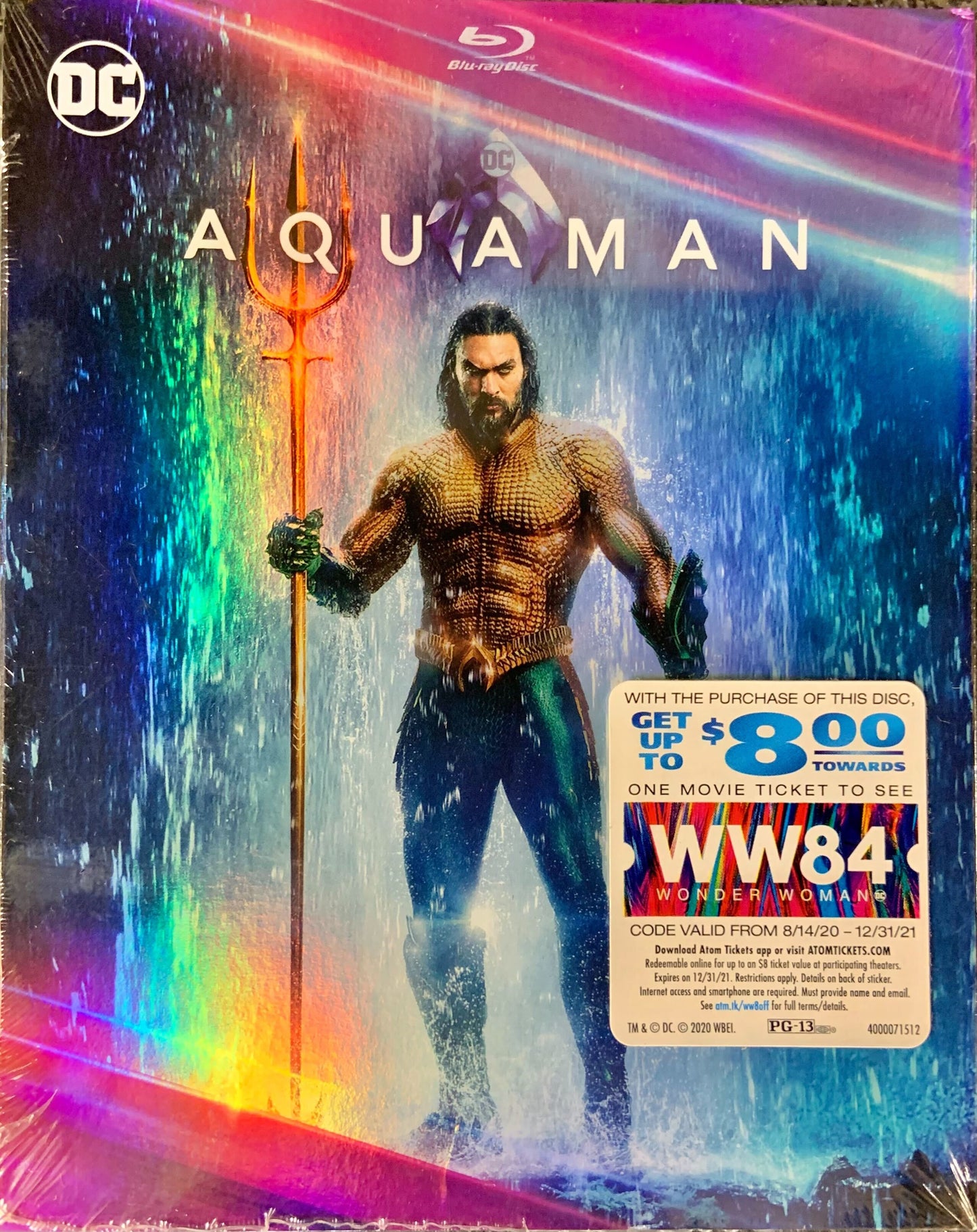 Aquaman Blu-ray (with Slipcover)