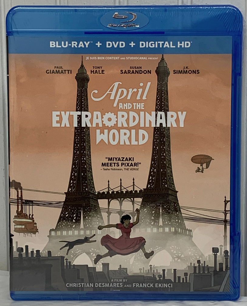 April & the Extraordinary World (Blu-ray,2015) BRAND NEW SEALED Animation Comedy