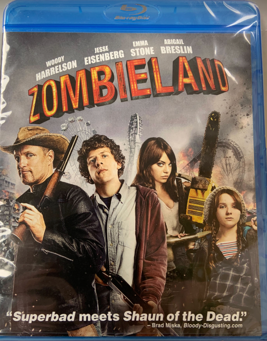 Zombieland Blu-ray DAMAGED