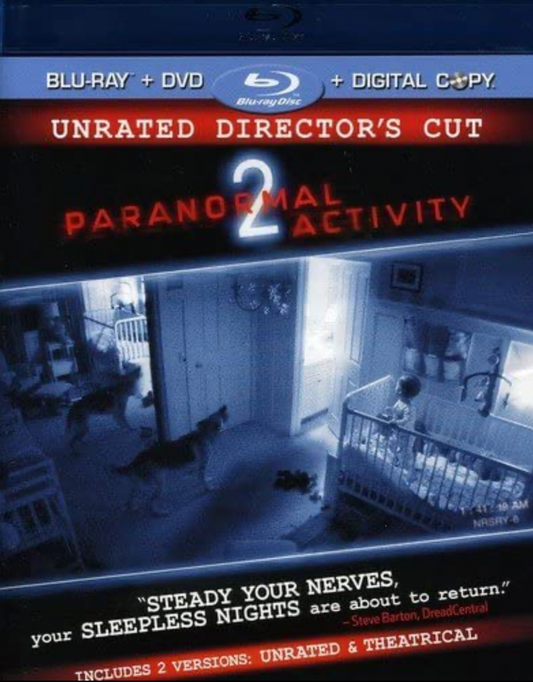 Paranormal Activity 2 Blu-ray DAMAGED