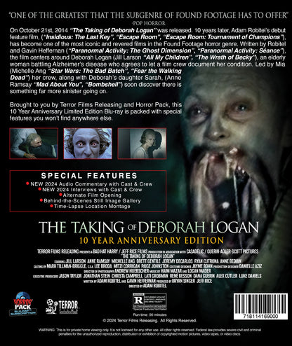 PRE-ORDER: The Taking of Deborah Logan - 10 Year Anniversary Edition