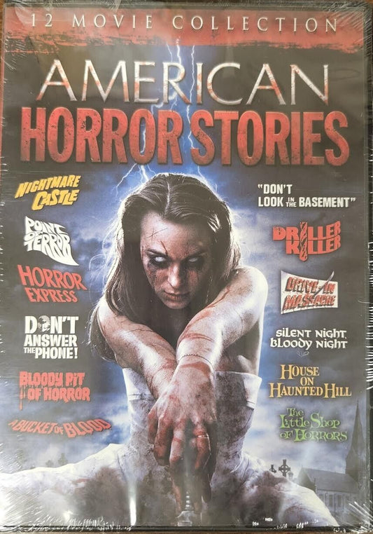 American Horror Stories: 12 Movie Collection (DVD, 2013, 3-Disc) NEW SEALED