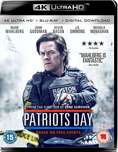 Patriots Day 4K Ultra HD (REGION FREE)+ Blu-ray (REGION B LOCKED) + Digital