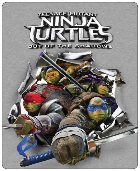 Teenage Mutant Ninja Turtles: Out of the Shadows Blu-ray Steelbook DAMAGED